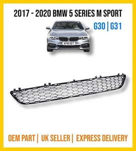 BMW 5 SERIES M SPORT G30 G31 2017+ FRONT BUMPER LOWER GRILL 51118064930 8064930 - Picture 1 of 6