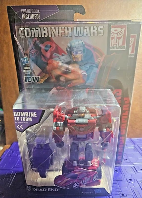 NEW SEALED Hasbro Transformers Combiner Wars Deadend for Menasor with Comicbook! - Image 1 of 4