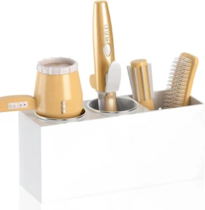 Wall Mount Hair Styling Tool Organizer - Bathroom Cabinet Holder for Blow Dryers - Picture 1 of 7