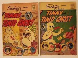 1960 Schiff's Shoes Presents Timmy The Timid Ghost Comics #8 & #12 SCARCE RARE - Picture 1 of 2