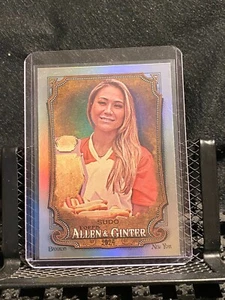 Miki Sudo 2024 Allen & Ginter Hot Box Silver Portrait - Hot Dog Eating Champ - Bild 1 von 2