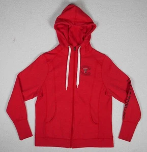 Champion Women’s Texas Tech Red Raiders Full Zip Red Hoodie Jacket Size Large - Picture 1 of 7