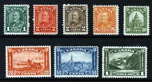 CANADA King George V 1930-31 Part Set to $1 Top Value SG 289 - SG 303 MINT & VFU - Bild 1 von 2