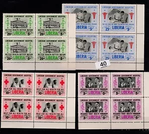 SH 4X LIBERIA - MNH - ARCHITECTURE - RED CROSS - MEDICINE - Imagen 1 de 1