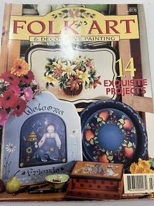 Folk Art & Decorative Painting Magazine Vol 5 No.6 -Vintage Crafting - Picture 1 of 9