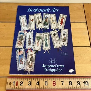 Bookmark Art Counted Cross Stitch Pattern Book Jeanette Crews Designs - Picture 1 of 2