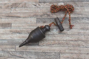 Vintage Collectible Iron Leveling Plumb Bob Tool Table Decor Plumb Bob Work Tool - Picture 1 of 11