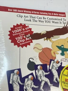 Clip Art Flexomatic Windows 95 Swift Platinum Arts & Letters - Picture 1 of 5