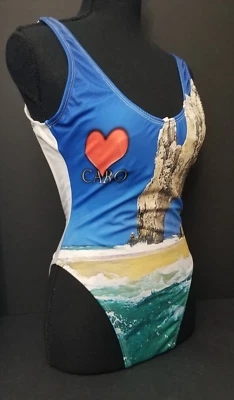 Traje de baño para mujer de una pieza, pequeño, 4-6 EE. UU. "Cabo" de Ujena USA. Foto 1 de 4