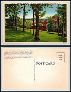 NORTH CAROLINA Postcard - Mars Hill, Mars Hill College, Melrose Dormitory F17 - Picture 1 of 1