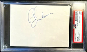 PHIL JACKSON SIGNED AUTOGRAPHED CUT CHICAGO BULLS LA LAKERS PSA/DNA SLABBED COA - Picture 1 of 2