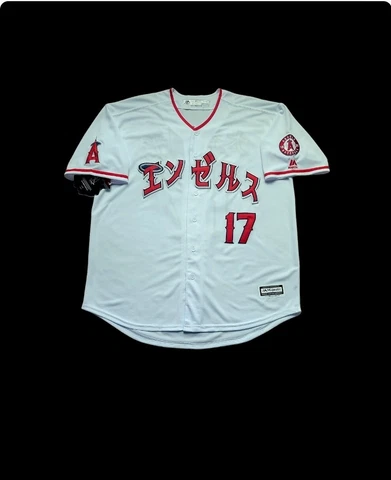 Shohei Ohtani Kanji Jersey Japanese Los Angeles Angels Rare Stitched! NEW $225 Cover
