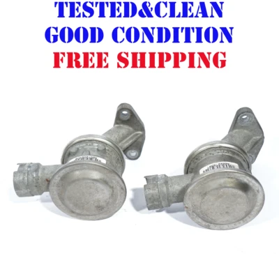 2002 - 2005 BMW 745Li Secondary Air Injection Smog Pump Valve Check Set Of 2 OEM - Image 1 of 4