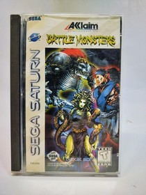 Battle Monsters (Sega Saturn, 1996) cib hinges intact  SEE DESCRIPTION