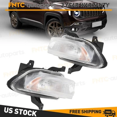 Fit for Jeep Renegade 2015-2018 Park Turn Signal Lamps Lights Replace Left&Right - Image 1 of 4