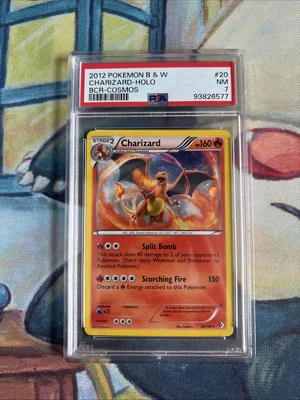 2012 POKEMON B&W BOUNDARIES CROSSED COSMOS #20 CHARIZARD-HOLO PSA 7 - Image 1 of 2