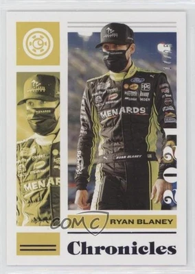 2021 Panini Chronicles Purple /25 Ryan Blaney #16 - Image 1 of 2