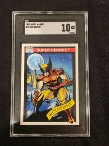1990 Impel Marvel Universe #10 Wolverine SGC 10 - Picture 1 of 2