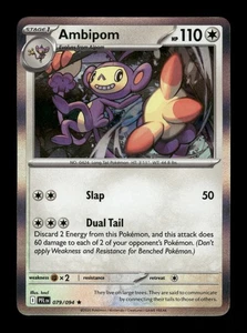 Ambipom Holo Raro ME02: Phantasmal Flames 079/094 Casi Nuevo Pokémon Casi Nuevo - Imagen 1 de 2