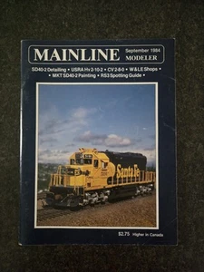 Mainline Modeler Magazine September 1984 Vg - Picture 1 of 5