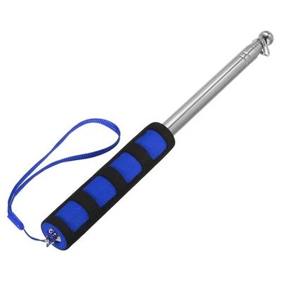 UXCELL Bandiera telescopica portatile 1,2 m manico in spugna asta 6 sezioni blu