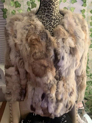 Hermoso abrigo de piel de zorro vintage Foto 1 de 4