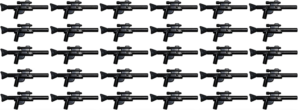 LEGO Star Wars Long Blaster Rifle LOT of 30 Weapon Sniper Gun Minifig Accessory - Image 1 of 1