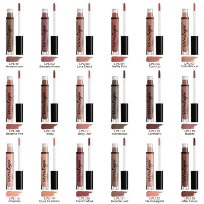 3 NYX Lip Lingerie Liquid Lipstick - Matte "Pick Your 3 Color" *Joy's cosmetics* - Image 1 of 4