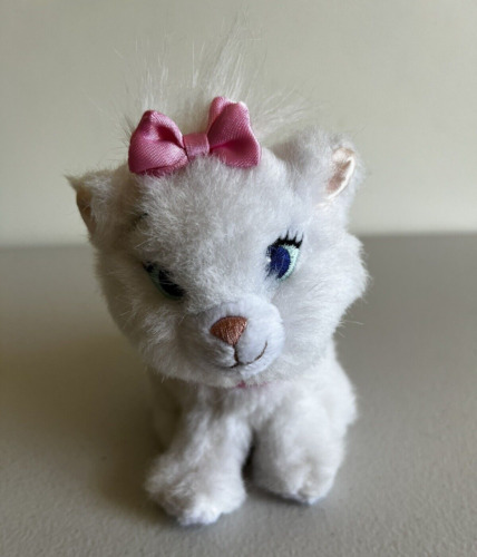 Vtg Disney Store Aristocats Marie Plush Cat MEOWS MOVES Kitty Soft Toy RARE