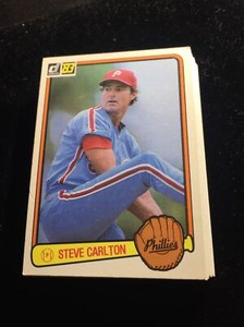 1983 Topps Baseball STEVE CARLTON #70 Lot of (33) Philadelphia Phillies HOF