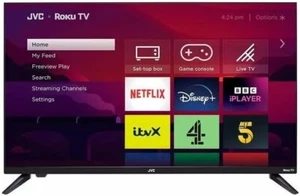 JVC LT-32CR230 32" Smart HD Ready HDR LED TV – Roku, Freeview, Netflix, YouTube - Picture 1 of 11
