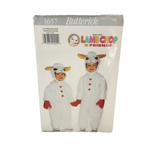 Butterick Lamb Chop & Friends Shari Lewis Pattern 3657 childs size 2-6x uncut - Picture 1 of 2