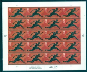 US 3863 Summer Olympic Games, Athens Greece, Complete Sheet/20, MNH - Picture 1 of 1