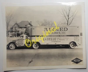 Photo Detroit Fruehauf Trailer Allied Van Lines GMC LaBelle Minneapolis - Picture 1 of 13