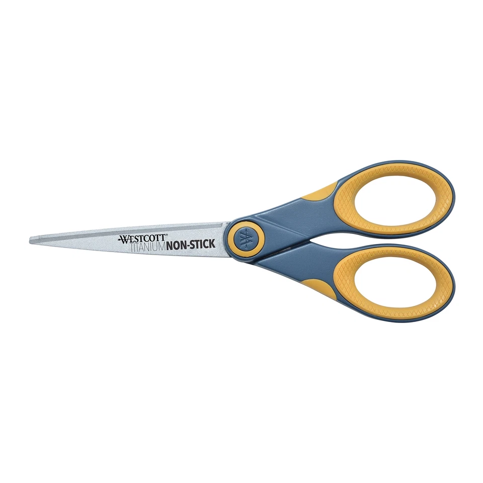 Westcott Titanium Bonded Non Stick Scissors, 7" Straight Foto 1 de 1