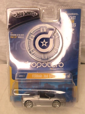 Hot Wheels Ferrari 360 Spider Dropstars Series #G7070  2004 Gray 1:50 - Image 1 of 4