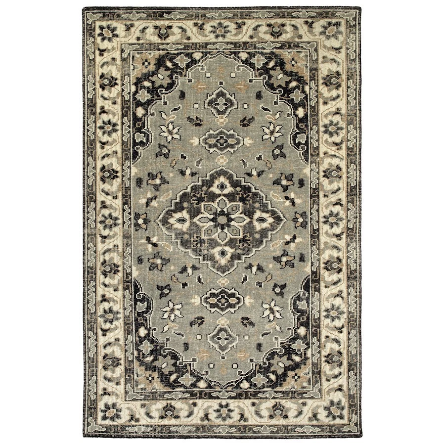 Kaleen Rugs HRA06 Herrera Area Rug, Grey, 3'x5' - HRA06-75-35 - Image 1 of 1