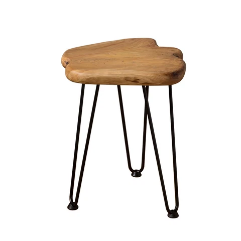 Rustic Cedar Live Edge Small Coffee Table Mid-Century Modern Table Home Decor Cover