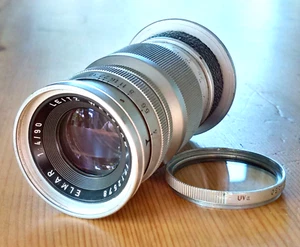Leitz Wetzlar 90mm f/4 Elmar Objektiv - M Mount + Leitz UVa Filter (Moderate Haze) - Bild 1 von 10