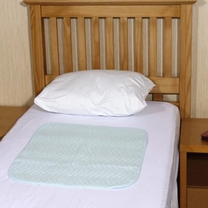 Community 60x60 cms, 24" x 24", Washable Waterproof Absorbent Bed Pad, Twin pack - Picture 1 of 7