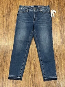 Jeans Talbots donna 12 blu scuro slim alla caviglia nuovo con etichetta $95 - Foto 1 di 6