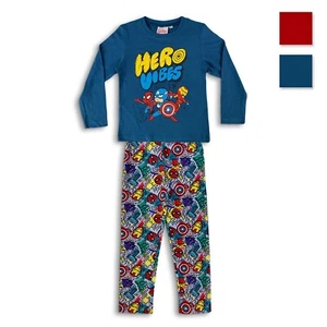 Pigiama Marvel Avengers lungo ufficiale maniche lunghe in cotone bambino 4590 - Picture 1 of 3