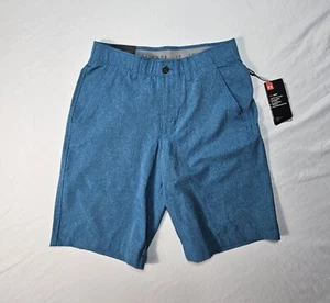 Under Armour Heat Gear Golf Shorts Blue Stretchy Flat Front Men’s 30 - Picture 1 of 14