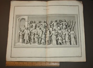 1719 SACRIFCE COLONNE TRAJANE TRAJAN COLUMN TOME II COPPERPLATE ENGRAVING - Picture 1 of 9