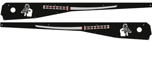 John Wick Pinball Side Rails Armor (stern) mod 2370 - Picture 1 of 4