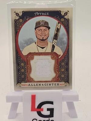 2023 Topps Allen & Ginter - Relics B Luis Arraez #AGRB-LA (MEM) - Image 1 of 2