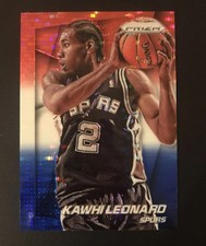 2014-15 Prizm Red White and Blue Pulsar Prizm Kawhi Leonard #46 Refractor
