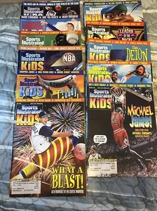 Lot of 11 Sports Illustrated Kids 1997 All Posters / Uncut Cards Jordan Kobe - Bild 1 von 8