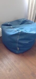 Denim footstool pouf bean bag (3 available, price per)