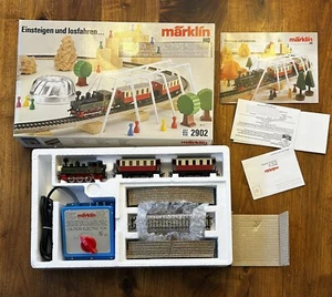 MARKLIN 2902 TRAIN SET AND EXTRA BOX SET TRACK HO SCALE - Picture 1 of 14